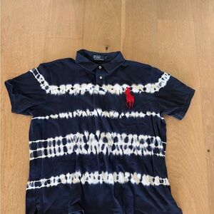 Ralph Lauren Dark Blue and White Polo Shirt